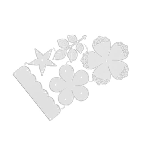 Veemoon Kohlenstoffstahl Prägeschablonen Blumen Stanzformen für Kartenherstellung DIY Scrapbooking Basteln Vorlagen für Papierdekorationen von Veemoon