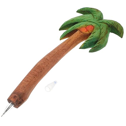 Veemoon Kokosnuss Holz Kugelschreiber Vintage Kugelschreiber für Schule und Büro Einzigartiges Design Handgefertigt für und Kreative Projekte von Veemoon