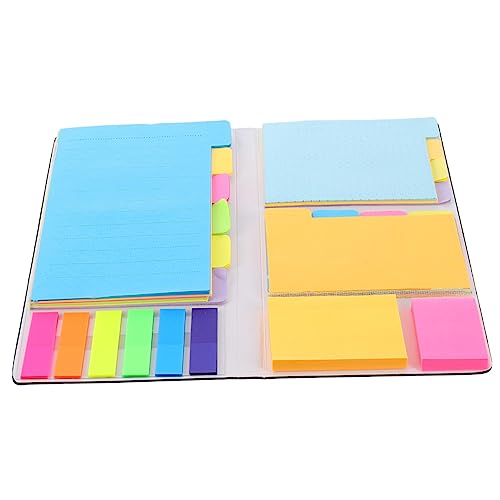 Veemoon Kreative Haftnotizen Selbstklebende Memo Pads Für Schule Und Büro Planungs Und Organisationshilfe Mit Schützender Lederschale Vielseitig Einsetzbar von Veemoon