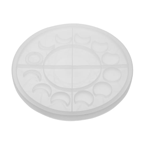 Veemoon Kreative Silikonform Mondphasenform DIY Harzform für Epoxidharz Mond Uhr Form Gießform für Basteln und Schmuckherstellung Leicht Glatt für DIY Teller und Tabletts Veemoon Kreative Silikonform Mondphasenform DIY Harzform für Epoxidharz Mond Uhr Form Gießform für Basteln und Schmuckherstellung Leicht Glatt für DIY Teller und Tabletts von Veemoon