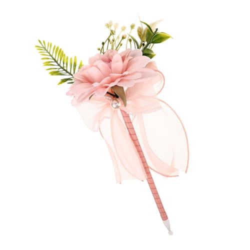 Veemoon Künstlicher Blumen Kugelschreiber mit Langem Griff Dekorativer Stift für Muttertag Realistisch Gestalteter Blumenstrauß Langlebige Kunstblumen und Sanftes von Veemoon
