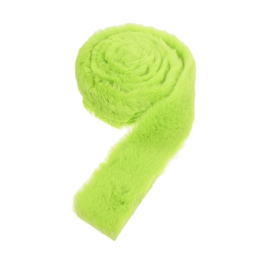 Veemoon Künstliches Fellband für Diy Projekte Grünes Kunstfell für Weihnachtsbaumdekoration Vielseitiges Bastelzubehör für Kleidung und Accessoires von Veemoon