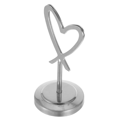 Veemoon Liebesausstellungsständer Memo -clip Memo -halter -clip Kartenhalter Aus Metalldraht Memo-papierhalter Halter Für Hochzeitsnotizen Desktop-bildhalter Rostfreier Stahl Silber Veemoon Liebesausstellungsständer Memo -clip Memo -halter -clip Kartenhalter Aus Metalldraht Memo-papierhalter Halter Für Hochzeitsnotizen Desktop-bildhalter Rostfreier Stahl Silber von Veemoon