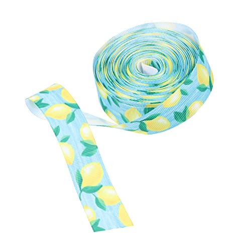 Veemoon Limonenmuster Geschenkband Breit Dekoratives Diy Fruchtband für Verpackung Wiederverwendbares Party und Festtagsband mit Leuchtendem Farbdruck Veemoon Limonenmuster Geschenkband Breit Dekoratives Diy Fruchtband für Verpackung Wiederverwendbares Party und Festtagsband mit Leuchtendem Farbdruck von Veemoon