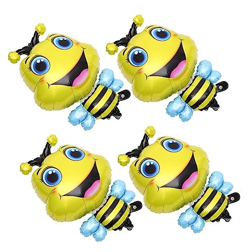 Veemoon Luftballon Biene 4 Stücke - Helium Ballons Für Kindergeburtstag - Perfekte Deko Für Jungle Thema Und Shower Farbenfrohe Tierballons Für Unvergessliche Feiern Veemoon Luftballon Biene 4 Stücke - Helium Ballons Für Kindergeburtstag - Perfekte Deko Für Jungle Thema Und Shower Farbenfrohe Tierballons Für Unvergessliche Feiern von Veemoon