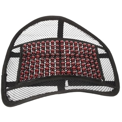 Veemoon Lumbar Support Kissen aus Holzperlen Handgewebtes Atmungsaktives Rückenkissen für Auto und Bürostuhl zur Schmerzlinderung und Unterstützung Lendenwirbelsäule Veemoon Lumbar Support Kissen aus Holzperlen Handgewebtes Atmungsaktives Rückenkissen für Auto und Bürostuhl zur Schmerzlinderung und Unterstützung Lendenwirbelsäule von Veemoon