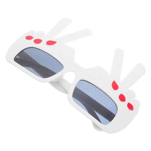 Veemoon Lustige Brille Party Sonnenbrille Gläser Rave Hoch Kostüm Überdimensioniert Rahmen Spaß Seltsam Albern Für Erwachsene Polarisiert Gestenbrille Geste Brille Weiß Stk Veemoon Lustige Brille Party Sonnenbrille Gläser Rave Hoch Kostüm Überdimensioniert Rahmen Spaß Seltsam Albern Für Erwachsene Polarisiert Gestenbrille Geste Brille Weiß Stk von Veemoon