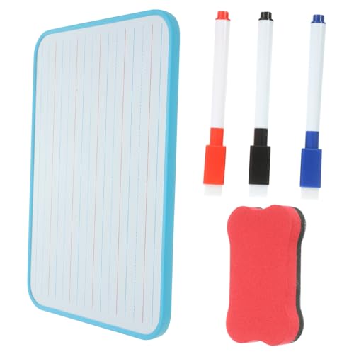 Veemoon Magnetisches Whiteboard mit Blauem Rahmen Trocken Abwischbar Radiergummi und Whiteboard Stiften Tragbares Lernbrett für Schreiben Zeichnen und Üben im Büro und Veemoon Magnetisches Whiteboard mit Blauem Rahmen Trocken Abwischbar Radiergummi und Whiteboard Stiften Tragbares Lernbrett für Schreiben Zeichnen und Üben im Büro und von Veemoon