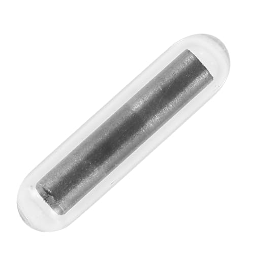 Veemoon Magnetrührer Rühren Bar Stöcke Aufsehen runden Magnetrührstab für das Labor Labor-Rührstab Mixer-Rührstab Mixer Rührstab PTFE Silver Wiederverwendbar von Veemoon