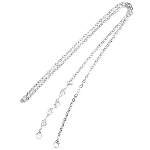 Veemoon Metall Handtaschenkette mit Verlängerung DIY Schulterkette für Handtaschen und Umhängetaschen Einfach Anzubringen Waschbar Goldene Kettendekoration für Eleganten Look von Veemoon