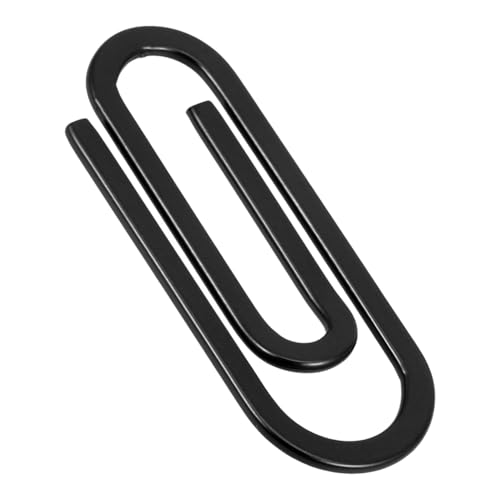 Veemoon Metall Paper Clip Dekorativer Büroklammer in Kreativer Form Kleine Schwarze Klammer für Akten Dokumente Geldscheine Vielseitig Einsetzbar für Büro Schule und Zuhause Veemoon Metall Paper Clip Dekorativer Büroklammer in Kreativer Form Kleine Schwarze Klammer für Akten Dokumente Geldscheine Vielseitig Einsetzbar für Büro Schule und Zuhause von Veemoon