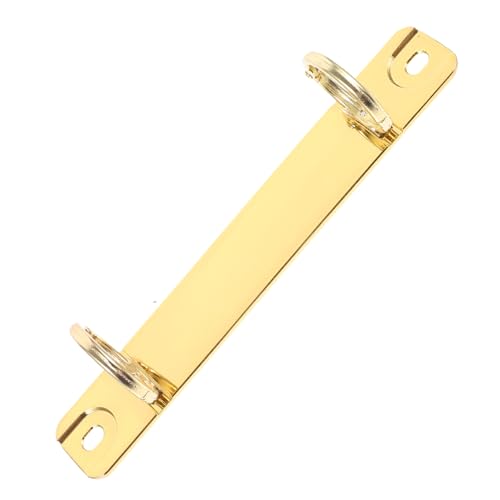 Veemoon Metall Ringbuchmechanismus für DIY Notizbuch Abnehmbare Binder Clips Goldene Binderclips für Lose Langlebige und Praktische Bindemechanismen von Veemoon