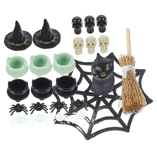 Veemoon Mini-Halloween-Dekorationsset Mit Kunststofffiguren – 1 Teiliges Set Für Puppenhaus Und Miniaturgarten Kreative Horror Deko Für Halloween Partys Sicher Und Leicht Zu Handhaben Veemoon Mini-Halloween-Dekorationsset Mit Kunststofffiguren – 1 Teiliges Set Für Puppenhaus Und Miniaturgarten Kreative Horror Deko Für Halloween Partys Sicher Und Leicht Zu Handhaben von Veemoon