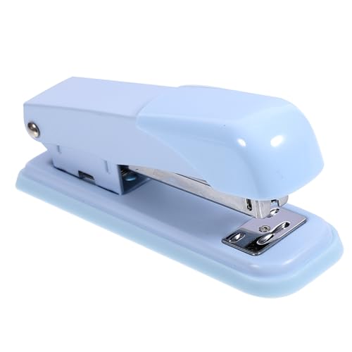 Veemoon Multi Funktion Stapler aus Metall Praktischer Büro Hefter Himmelblau für Zuhause und Bürobedarf Hohe Haltbarkeit Glatter Betrieb für Schreibtischzubehör von Veemoon