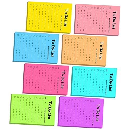 Veemoon Multi Funktionale Haftnotizen Bücher Fluoreszierenden Farben Tragbare Memo Sticker für Büro Schule und Zuhause für To Do Listen und Erinnerungen von Veemoon