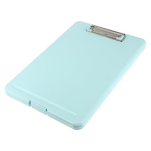 Veemoon Multifunktionale Dokumentenbox mit Schreibbrett Tragbares Nursing Clipboard für Büro und Schule Praktische Aufbewahrungsbox mit Aufhängeloch Vielseitiger Bürocontainer Frischblau Veemoon Multifunktionale Dokumentenbox mit Schreibbrett Tragbares Nursing Clipboard für Büro und Schule Praktische Aufbewahrungsbox mit Aufhängeloch Vielseitiger Bürocontainer Frischblau von Veemoon