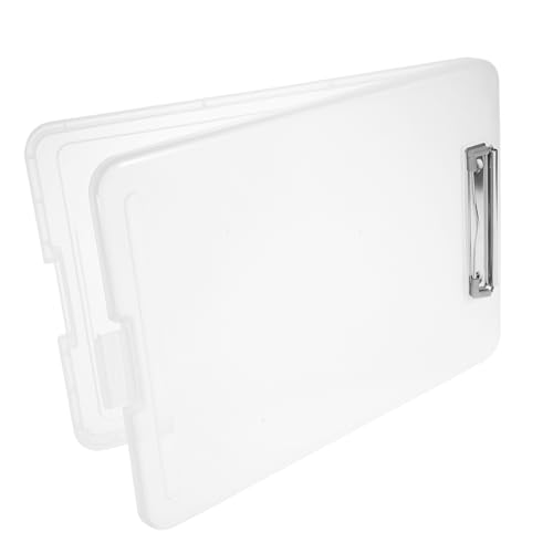 Veemoon Multifunktionales Clipboard mit Aufbewahrungsbox Robuster Schreibunterlage und Dokumentenhalter Praktischer Organizer für Büro und Heimgebrauch Transparent Weiß Veemoon Multifunktionales Clipboard mit Aufbewahrungsbox Robuster Schreibunterlage und Dokumentenhalter Praktischer Organizer für Büro und Heimgebrauch Transparent Weiß von Veemoon