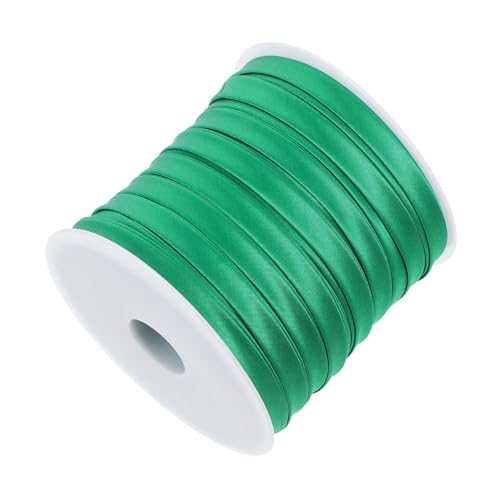 Veemoon Nähen trimmen Zierband Nahtbindung dekoratives Klebeband Stoffkantenband Nähband Textilband Nahtband zum Nähen Schrägband nähen Abschlussband Paspelband Satin Green von Veemoon