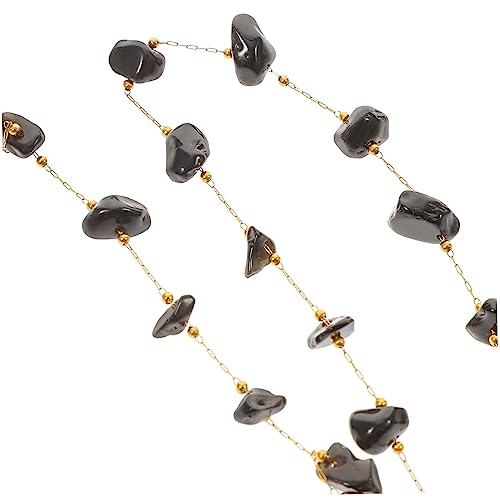 Veemoon Naturaler Kristallkiesstrang für DIY Schmuck Steinkette Perlenschnur für Bastelarbeiten für Armbänder und Dekoration Robust und Elegant von Veemoon