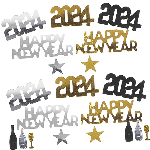 Veemoon Neujahrs Party Dekorationen Tischstreu und Konfetti Schwarz Gold Silber für Feiern Einladungen und DIY Projekte Veemoon Neujahrs Party Dekorationen Tischstreu und Konfetti Schwarz Gold Silber für Feiern Einladungen und DIY Projekte von Veemoon