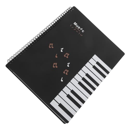 Veemoon Notenmappe für Musiker mit Annotationsfunktion Seitiger Notenordner für Klavier Violine und Gitarre Leicht und Tragbar für Auftritte und Proben von Veemoon