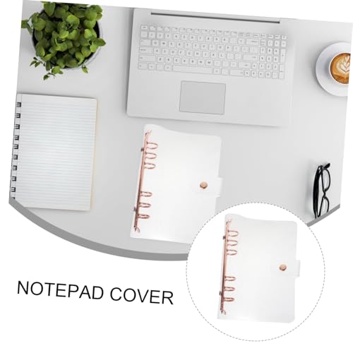 Veemoon Notepad Cover aus Transparentem Umweltfreundlichem PVC Ringbuch Hülle in Roségold Strapazierfähig und Praktisch für Schule Büro und Reisen Notizbuch Schutz und Organizer Veemoon Notepad Cover aus Transparentem Umweltfreundlichem PVC Ringbuch Hülle in Roségold Strapazierfähig und Praktisch für Schule Büro und Reisen Notizbuch Schutz und Organizer von Veemoon