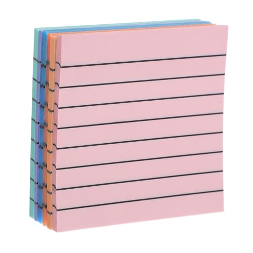 Veemoon Notizblöcke im Selbstklebende Farbige Memo Pads Pastellfarben für Schule Büro und Zuhause Praktische Erinnerungsnotizen Einfach von Veemoon