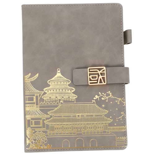 Veemoon Notizbuch im Chinesischen Stil mit Verschluss und Planungsheft für Tägliche Termine für Büro und Studium von Veemoon