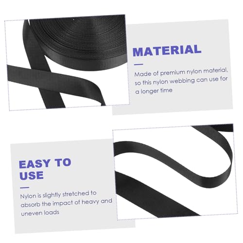 Veemoon Nylon Gurtband Breit Reißfestes UV Beständiges DIY Webbing für Taschen und Möbel Strapazierfähiges Vielseitiges Umhängetaschen und Verpackungsband Langlebiges Wetterfestes Veemoon Nylon Gurtband Breit Reißfestes UV Beständiges DIY Webbing für Taschen und Möbel Strapazierfähiges Vielseitiges Umhängetaschen und Verpackungsband Langlebiges Wetterfestes von Veemoon