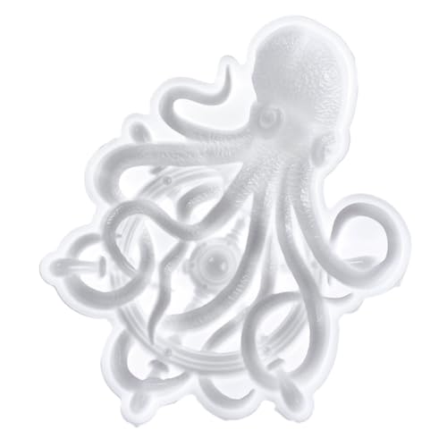 Veemoon Octopus Silikonform für Epoxidharz Gießen Bastelform Wiederverwendbare Diy Silikonform für Meeresdeko Detailreiche Gießform für Heimdekoration und von Veemoon