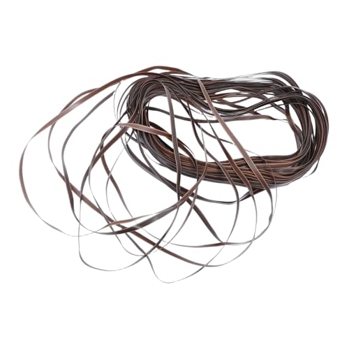 Veemoon PE Rattan Flach Kunststoff Rattanband Wicker Reparaturmaterial für Gartenmöbel Korbherstellung DIY Handarbeit Vielseitig Robust Langlebig von Veemoon