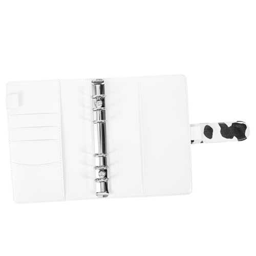 Veemoon PU Leder Rings Budget Ringbuch Hülle Leopard Muster Magnetverschluss Langlebige Schutzhülle für Planer Notizbuch Organizer Geeignet für Büro Schule und Persönliche Planung von Veemoon