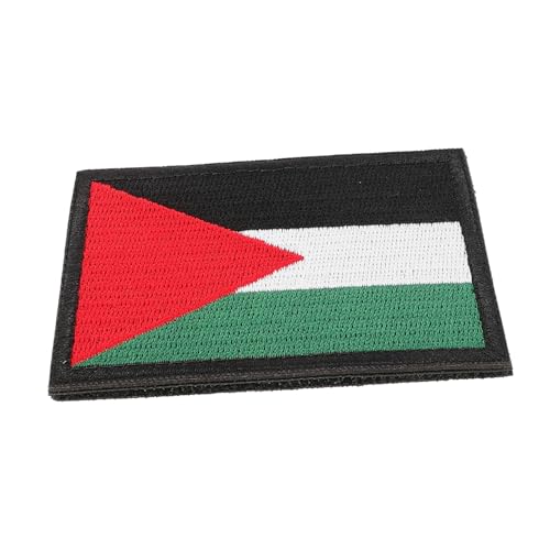 Veemoon Palästina Flagge Patch Stickerei Aufnäher für Kleidung Rucksäcke Accessoires Vielseitig und Einfach Anzubringen Hochwertiges Polyestermaterial Einzigartiges Design von Veemoon