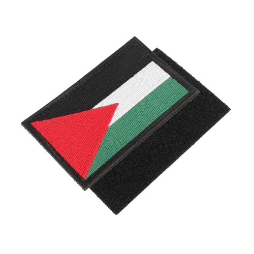 Veemoon Palästina Flagge Stickerei Patch Abzeichen für Armbänder und Rucksäcke Individuelles für der Palästinensischen Kultur von Veemoon