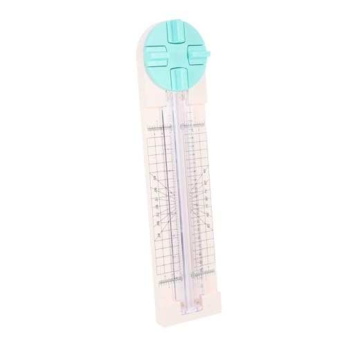 Veemoon Papierschneider Scrapbooking -Vorräte Bastelpapierkantenschneider Kartonschneidewerkzeug Foto Trimmer Papierkante Trimmer Wellenkantenschneider Kartonschneider Plastik Grün von Veemoon