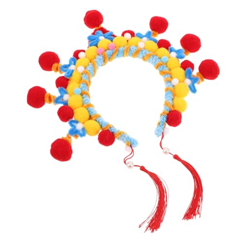 Veemoon Peking Opera Twist Stick Stickband Opernstirnband im chinesischen Stil Bühnen-Tiara dramatisches Stirnband Leistungsstirnband Bühnenhaarband Hanfu -Zubehör Plüsch Veemoon Peking Opera Twist Stick Stickband Opernstirnband im chinesischen Stil Bühnen-Tiara dramatisches Stirnband Leistungsstirnband Bühnenhaarband Hanfu -Zubehör Plüsch von Veemoon