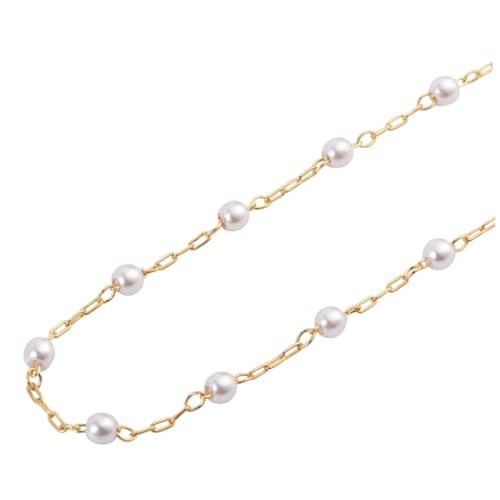 Veemoon Perlenkette Gedrehte Gliederkette für DIY Schmuckherstellung Leicht Langlebig für Armbänder Halsketten Fußkettchen und Bastelprojekte Veemoon Perlenkette Gedrehte Gliederkette für DIY Schmuckherstellung Leicht Langlebig für Armbänder Halsketten Fußkettchen und Bastelprojekte von Veemoon