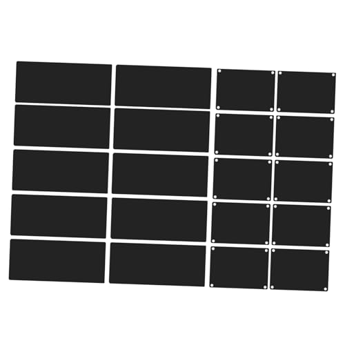 Veemoon Personalisierbare Blanko-Aluminiumschilder 20 Stück - 13 x 6 Cm Leere Etiketten Für DIY Projekte Namensschilder Mit Loch Für Druck Und Gravur Vielseitig Einsetzbar von Veemoon