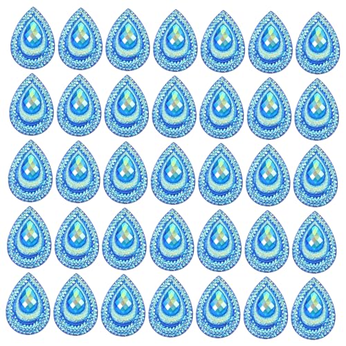 Veemoon Pfauenschwanz Strasssteine Wassertröpfchen Blau Resin Flachboden Diy Schmuck Kleidung Bastelzubehör Handarbeit Verzierung Hochzeit Veemoon Pfauenschwanz Strasssteine Wassertröpfchen Blau Resin Flachboden Diy Schmuck Kleidung Bastelzubehör Handarbeit Verzierung Hochzeit von Veemoon