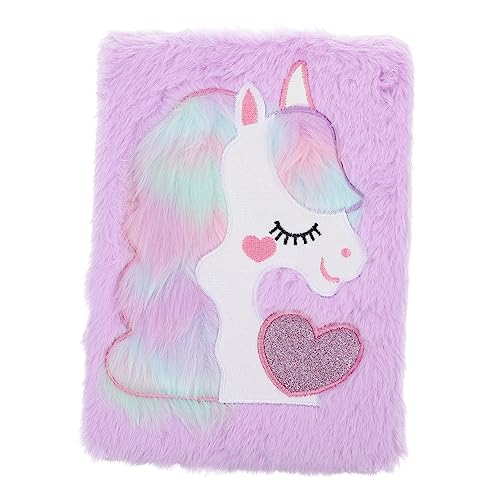 Veemoon Plüsch Notizbuch Einhorn Flauschiges Tagebuch für Mädchen und Schüler Liniertes Papier Kreatives Schreibblock für Notizen und Tagebuchführung Buntes Cartoon Design Veemoon Plüsch Notizbuch Einhorn Flauschiges Tagebuch für Mädchen und Schüler Liniertes Papier Kreatives Schreibblock für Notizen und Tagebuchführung Buntes Cartoon Design von Veemoon