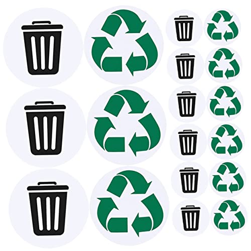 Veemoon Recycling Aufkleber Set Selbstklebende Mülltrennungs Labels für Abfalleimer und Langlebig Teiliges Set Nachhaltigkeit und Müllsortierung Veemoon Recycling Aufkleber Set Selbstklebende Mülltrennungs Labels für Abfalleimer und Langlebig Teiliges Set Nachhaltigkeit und Müllsortierung von Veemoon