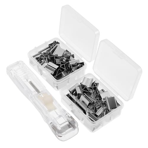 Veemoon Recycling Büroklammer ohne Nägel Transparent Wiederverwendbar Stabiler Büroklammer Dispenser mit Ersatzclips für Papierbefestigung Am Schreibtisch Veemoon Recycling Büroklammer ohne Nägel Transparent Wiederverwendbar Stabiler Büroklammer Dispenser mit Ersatzclips für Papierbefestigung Am Schreibtisch von Veemoon
