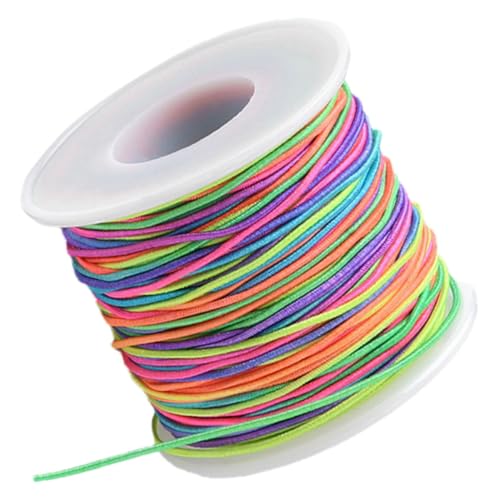 Veemoon Regenbogen Schnur für Schmuckherstellung Diy Faden für Kreative Projekte Langlebig und Elastisch für und Armbänder Veemoon Regenbogen Schnur für Schmuckherstellung Diy Faden für Kreative Projekte Langlebig und Elastisch für und Armbänder von Veemoon