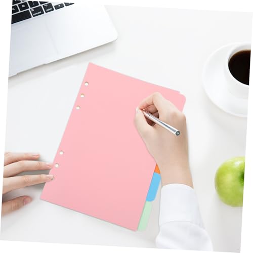 Veemoon Registerkarten Farben Farbiges Index Papier Trennblätter Für Ringbuch Planer Nachfüllbar Ordner Organizer Büro Zubehör Veemoon Registerkarten Farben Farbiges Index Papier Trennblätter Für Ringbuch Planer Nachfüllbar Ordner Organizer Büro Zubehör von Veemoon