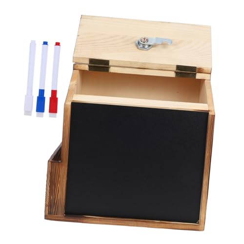 Veemoon Retro Briefkasten Aus Holz Spendenboxen Für Geld Wandbriefkasten Vorschlagsboxen Aus Holz Wandbriefkasten Fürs Büro Wahlurnen Aus Holz Wahlurnen Für Tombolas von Veemoon