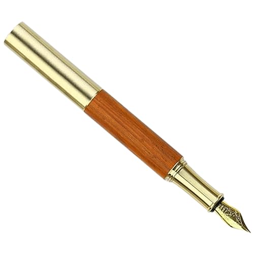Veemoon Retro Füllfederhalter aus Messing für Kalligraphie Mini Stift für Schule Büro und Besondere Anlässe für Schreibbegeisterte und Kreative Köpfe von Veemoon
