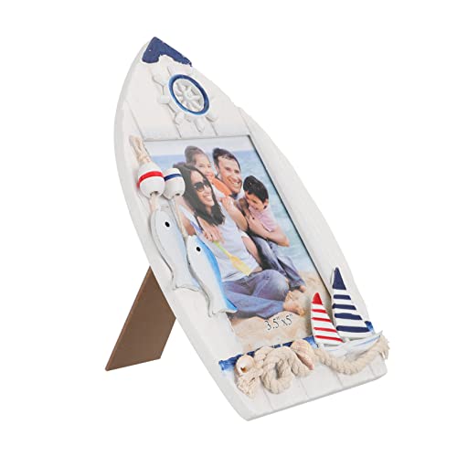 Veemoon Retro Maritimer Bilderrahmen Aus Holz – Nautischer Foto Halter Für Schiffsliebhaber - Ideal Für Dekoration in Ihrem Zuhause Oder Büro Veemoon Retro Maritimer Bilderrahmen Aus Holz – Nautischer Foto Halter Für Schiffsliebhaber - Ideal Für Dekoration in Ihrem Zuhause Oder Büro von Veemoon