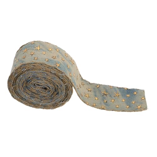Veemoon Retro Polyester Stern Webband mit Blumenrand Breit Vintage Jeans Stoffband für DIY Haar Accessoires Bekleidungsverzierung Bastelprojekte Vielseitiges Geschenkband Veemoon Retro Polyester Stern Webband mit Blumenrand Breit Vintage Jeans Stoffband für DIY Haar Accessoires Bekleidungsverzierung Bastelprojekte Vielseitiges Geschenkband von Veemoon