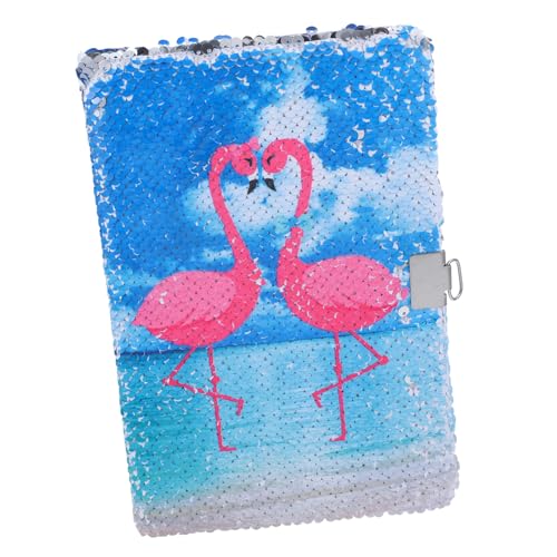 Veemoon Reversible Sequin Notizbuch mit Glitzerndem Flamingo Cover Dekoratives Tragbares Schreib und Tagebuch für Schule Büro und Kreative Planung Leicht und Handlich Veemoon Reversible Sequin Notizbuch mit Glitzerndem Flamingo Cover Dekoratives Tragbares Schreib und Tagebuch für Schule Büro und Kreative Planung Leicht und Handlich von Veemoon