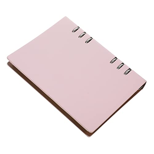 Veemoon Ringbuch Notizbuch für Notizen Tragbares Notizbuch Rosa ohne Verschluss für Meetings Reisen und Tagebuchführung Hochwertiges Design Nachfüllbar von Veemoon
